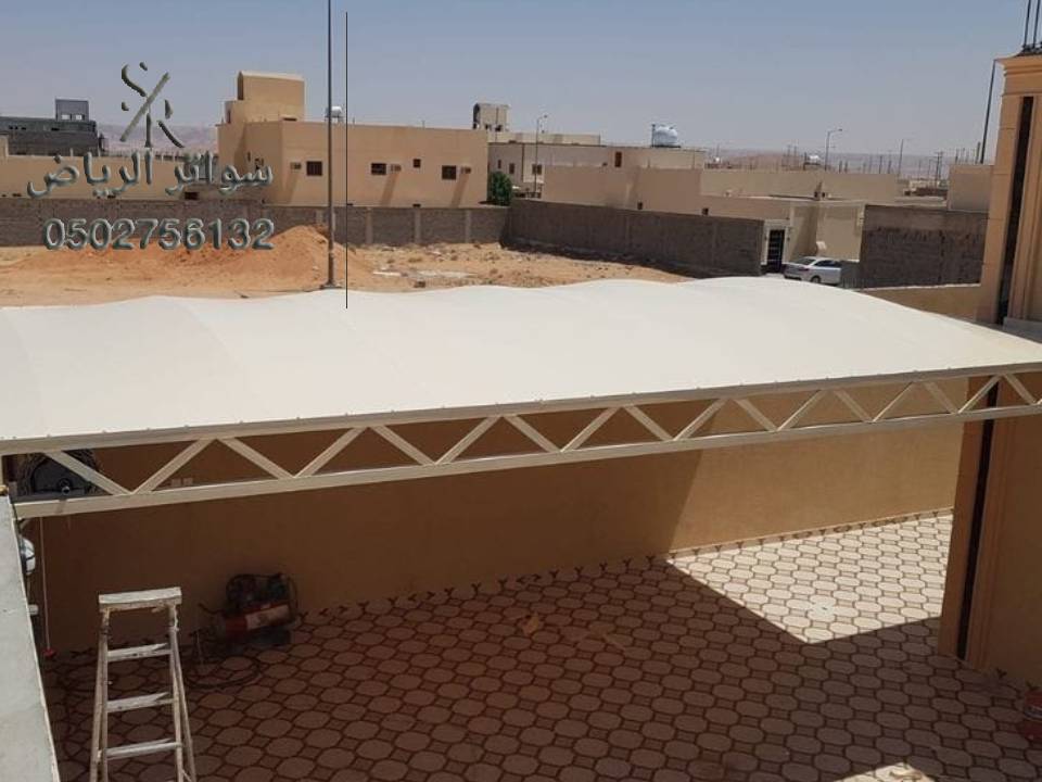 اشكال مظلات احواش حديد الرياض
