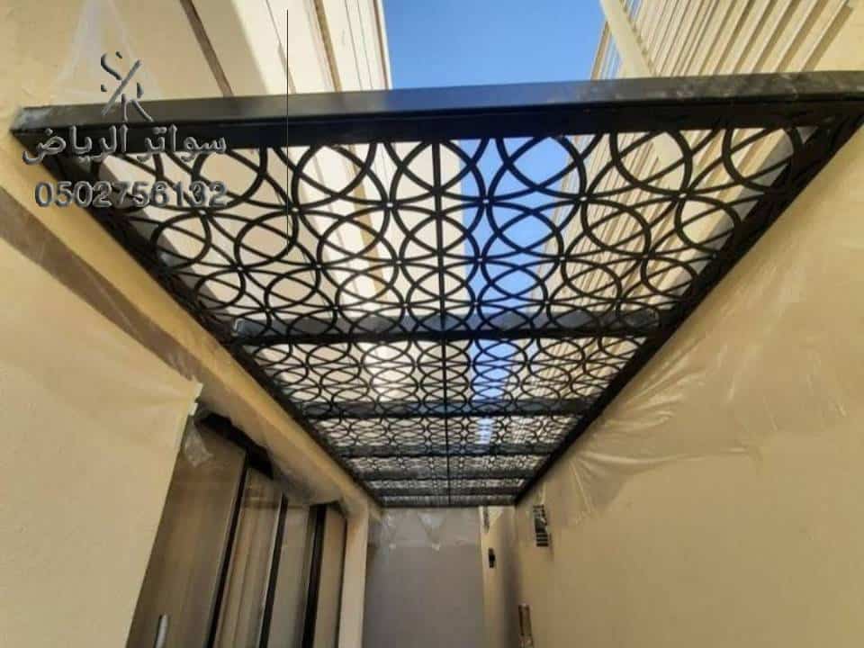 مظلات قص ليزر الرياض 0502756132 تركيب مظلة قص الليزر للمنازل