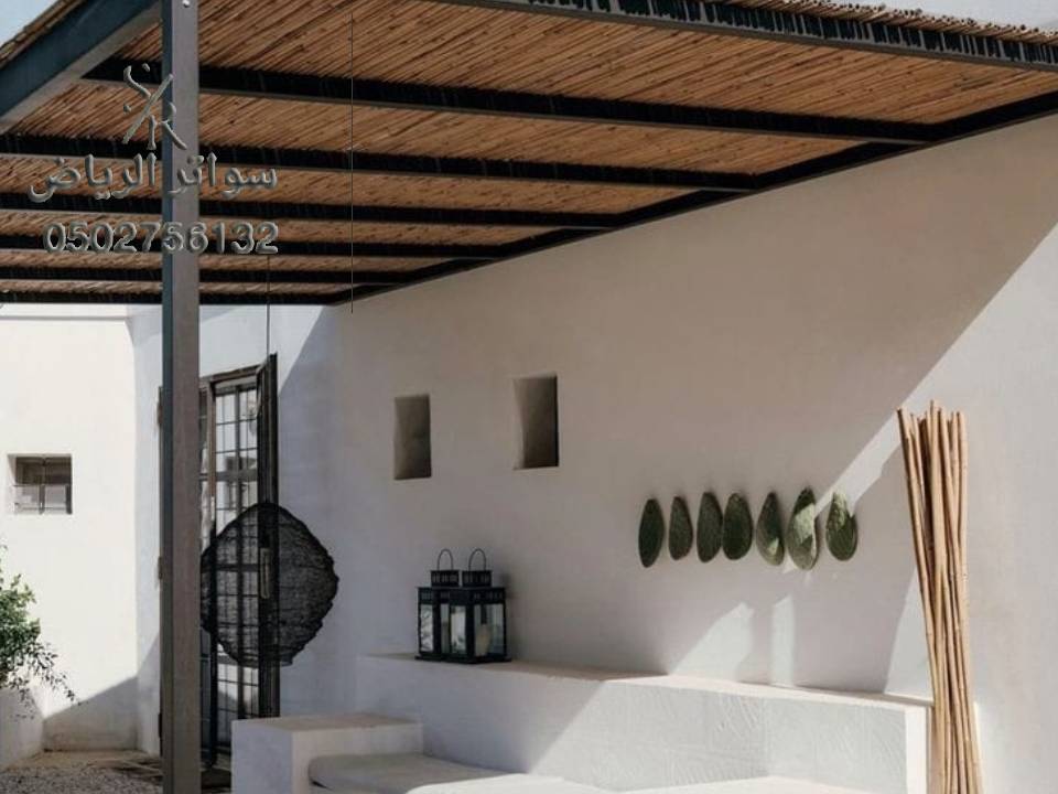 مظلات خيزران الرياض 0502756132 تركيب مظلة خيزران للحدائق