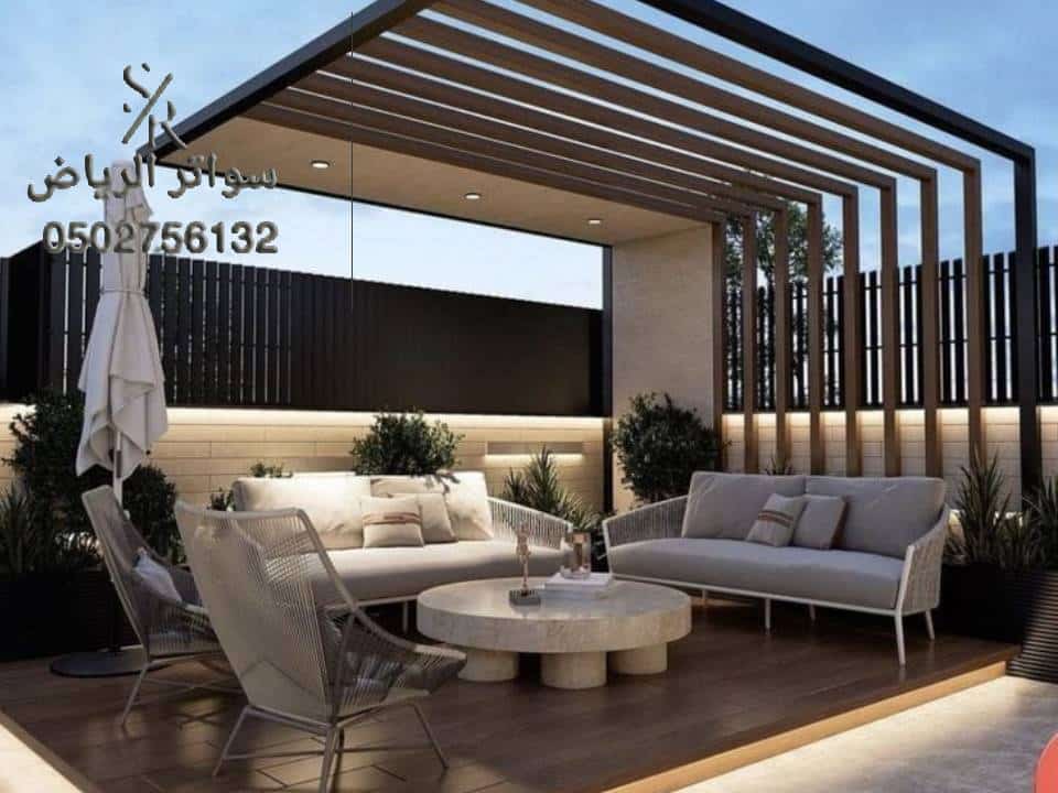 مظلات كلادينج الرياض 0502756132 الخيار الأمثل لتصاميم خارجية عصرية