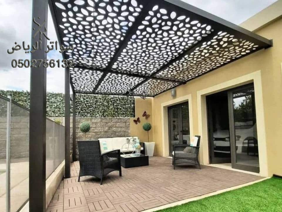 تصميم مظلات قص ليزر للحدائق بالرياض