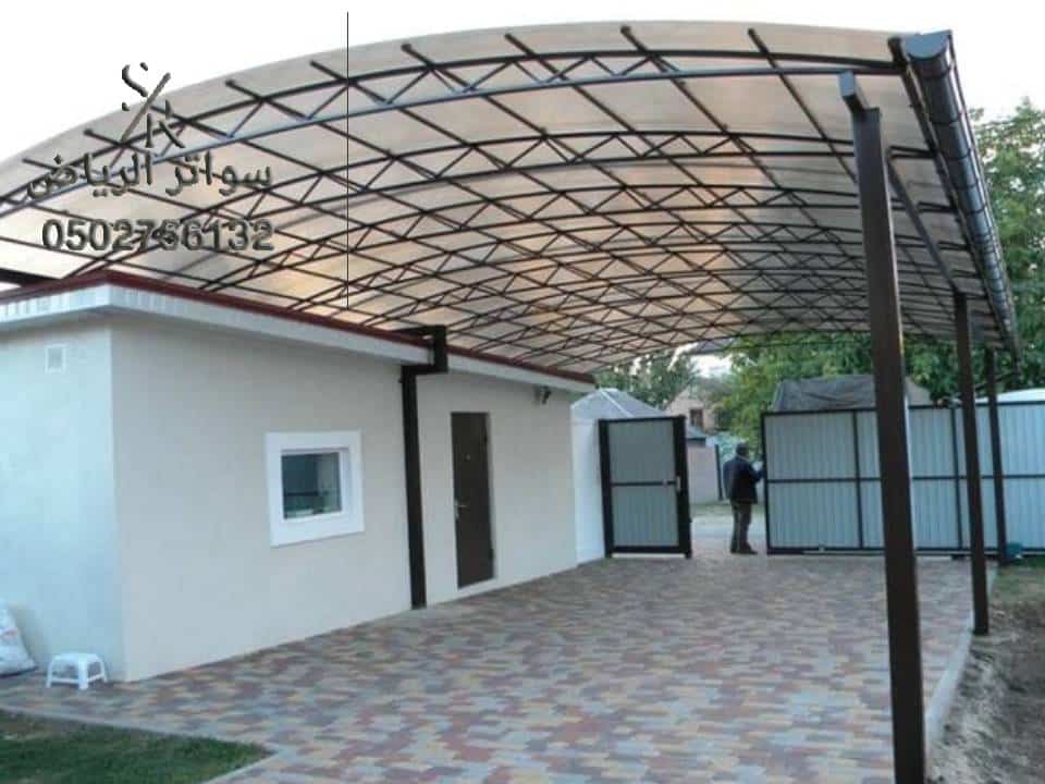 مظلات مسابح زجاج الرياض