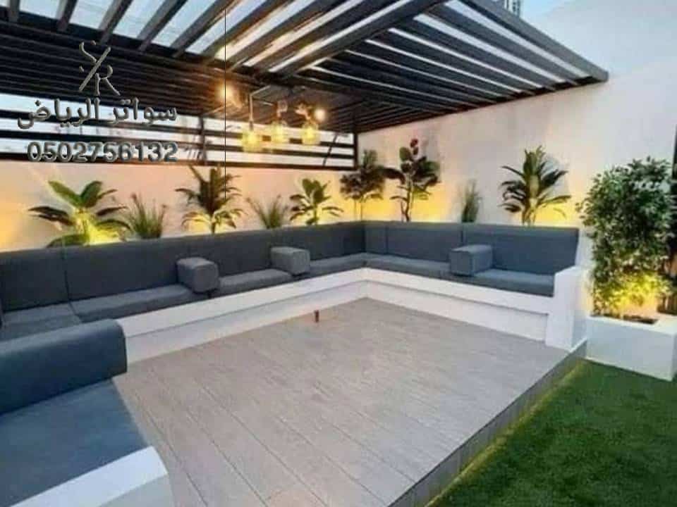 اشكال مظلات جلسات جاهزة الرياض