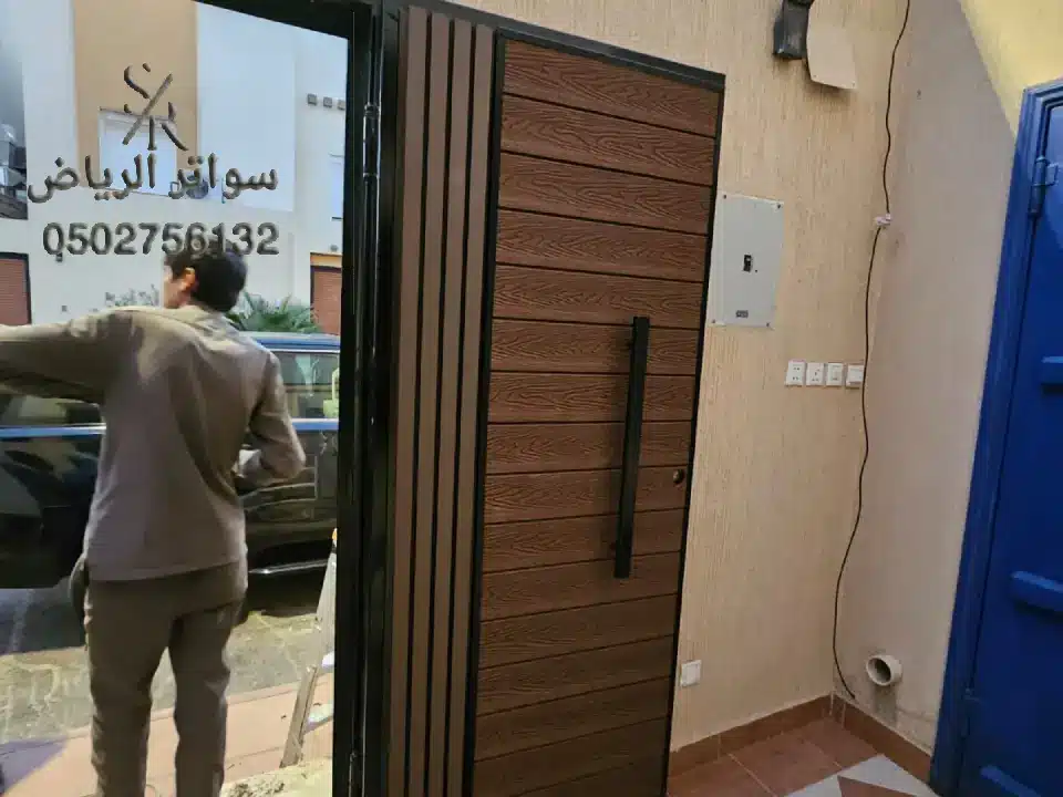 اشكال ابواب بديل الخشب الرياض